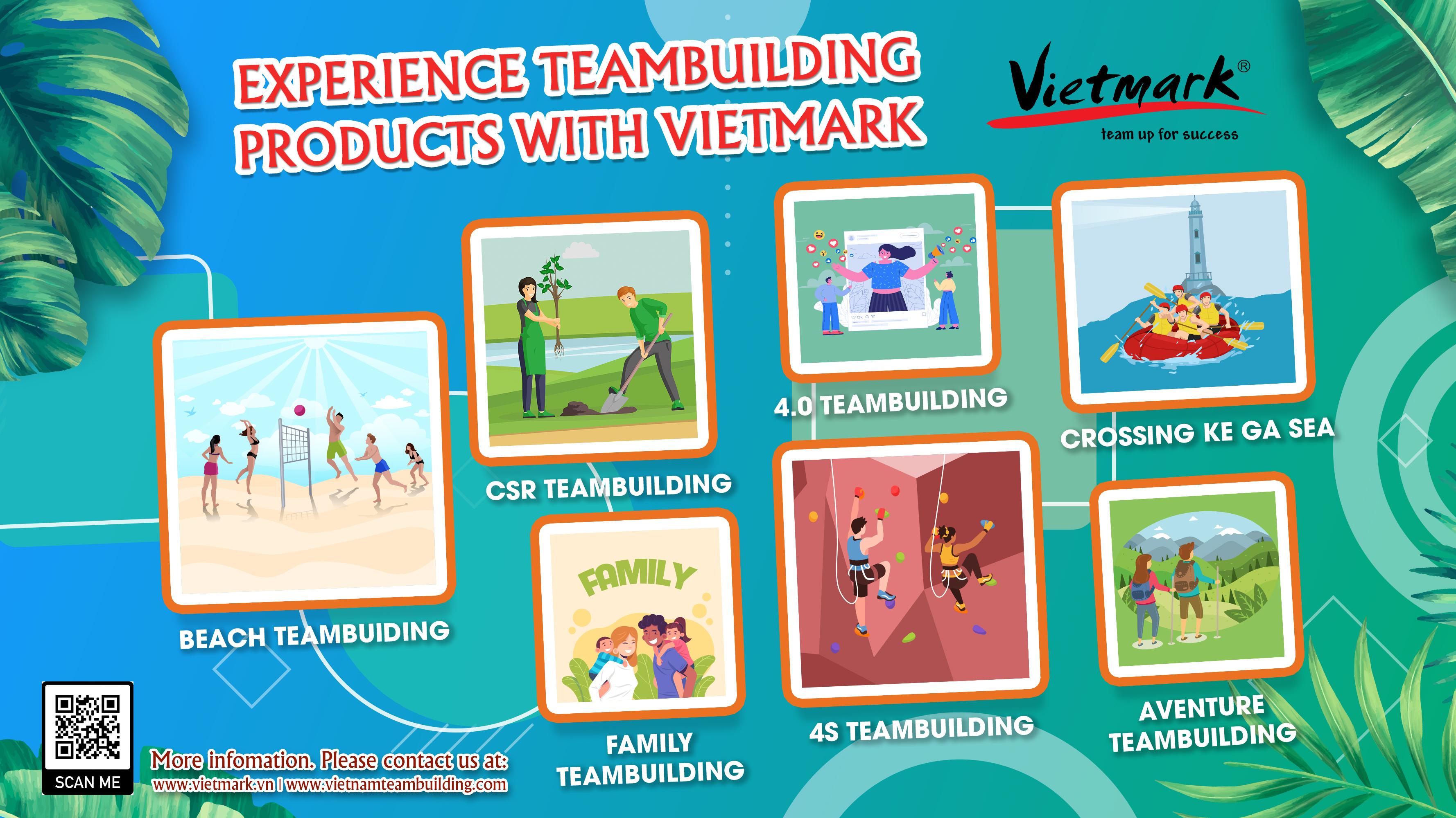 Trải nghiệm sản phẩm teambuilding năng động cùng VietMark